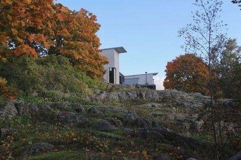 A housing unit at Suomenlinna Prison, an open facility on an island off the coast of Helsinki, Finland.